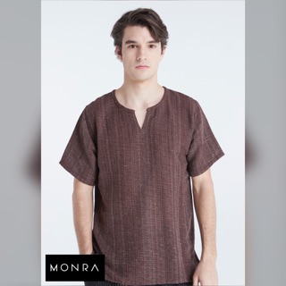 MONRA TS4 COLLECTION T-Shirt เสื้อเชิ้ตอ้ายบ่าวจีน เสื้อเชิ้ตล้านนา เสื้อเชิ้ตชาวดอย เสื้อเสิ้ตชาวเขา