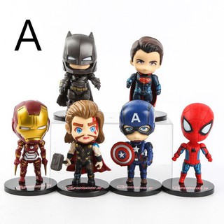 ฟิกเกอร์ Disney Marvel Avengers 6 ชิ้น / ชุด