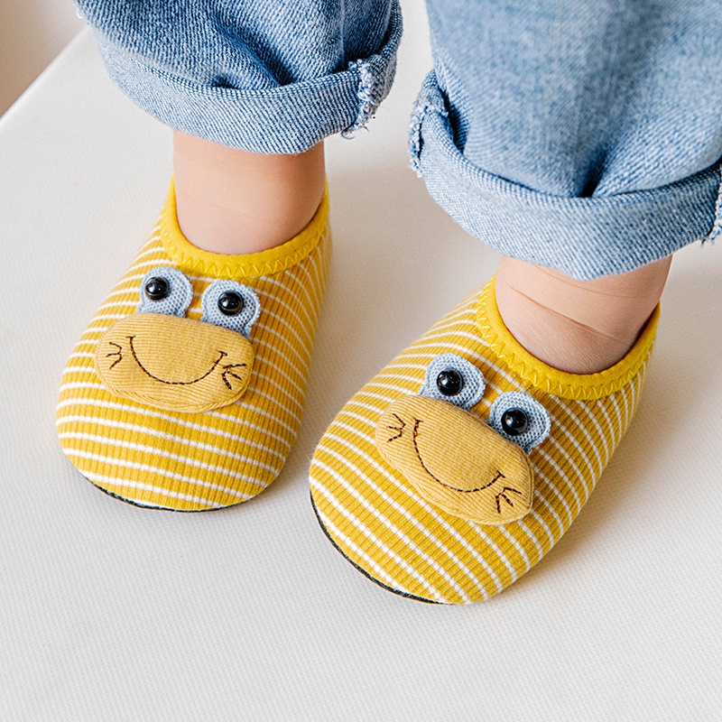 รองเท้าตุ๊กตา 3D น่ารัก กันลื่น ระบายอากาศ สําหรับเด็กผู้ชาย ผู้หญิง 0-2 ปี