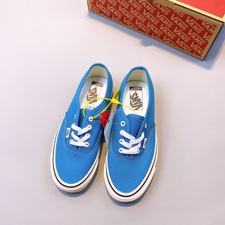 Vans ของแท้ 44 Dx Anaheim รองเท้าผ้าใบลําลอง ข้อสั้น สีฟ้า