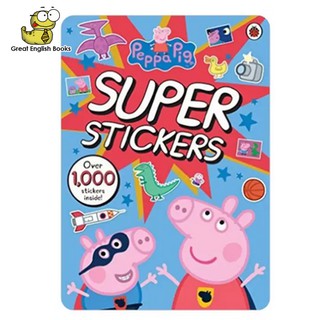 (ใช้โค้ดรับcoinคืน10%ได้) พร้อมส่ง*ลิขสิทธิ์แท้*  สมุดสติ๊กเกอร์ Peppa Pig Super Stickers Activity Book 1000 ชิ้น สินค้าขายดีใน amazon