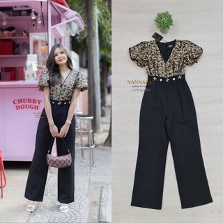Jumpsuit สวยหรู ดูดีมีราคา มีSML ป้ายNannapat