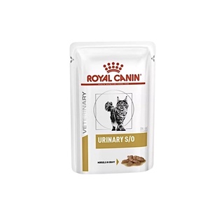 (Royal canin) Urinary S/O 85 G. อาหารโรคนิ่วและกระเพาะปัสสาวะอักเสบ ซอง 85 กรัม s/o แมว พร้อมส่ง