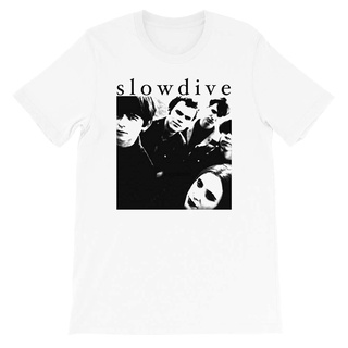 เสื้อยืดผ้าฝ้ายพิมพ์ลายสินค้าใหม่แนวโน้มขายร้อน Vintage Slowdive Rock Band Rachel Neil Simon Christian Gift for Mens T-S