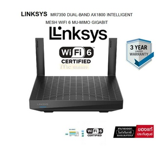 LINKSYS รุ่น MR7350 DUAL-BAND AX1800 INTELLIGENT MESH WIFI 6 MU-MIMO GIGABIT (MR7350-AH)