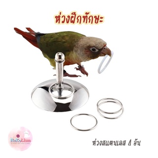 ห่วงฝึกทักษะนก ของเล่นนก ของเล่นสัตว์ ห่วงของเล่นนก มีให้เลือก 3 ขนาด Bird นกแก้ว ฟอพัส หงส์หยก คอนัวร์ เลิฟเบิร์ด นกฟิน