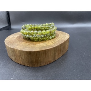 ลูกปัดเพอริดอท Peridot beads bracelets