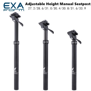 KS EXAForm MTB Seatpost Manual Control Adjustable Height Seatpost 27.2 28.6 30.0 30.4 30.8 31.6 33.9 Hydraulic Seat post