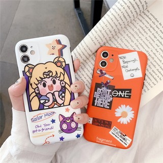 เคสซิลิโคน Samsung Galaxy S20 Plus S20+ S20 Ultra Note 10 Plus Note 10+ S10 Plus S10+ Note 9 S9 Plus S8 Plus Cartoon Sailor Moon เซเลอร์มูน &amp; Daisy Flower Silicone Case