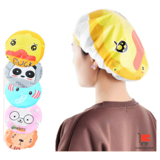 หมวกคลุมผมอาบน้ำ กันน้ำ ลายการ์ตูนน่ารัก Shower Cap Kids