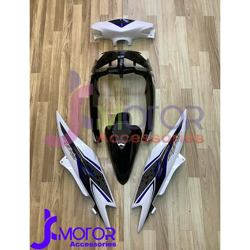 5ชิ้น​ ชุดสี MIO​ MX​ ไฟหน้า​คู่​ สีดำ​ - ขาว