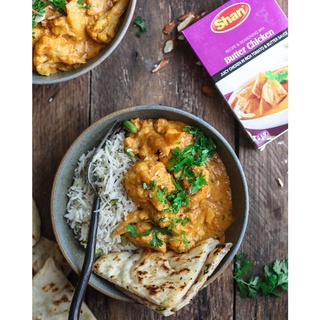 สูตร อินเดีย ฉานบัตเตอร์ไก่ มาซาล่า 50g Indian Recipe Shan Butter Chicken Masala 50g