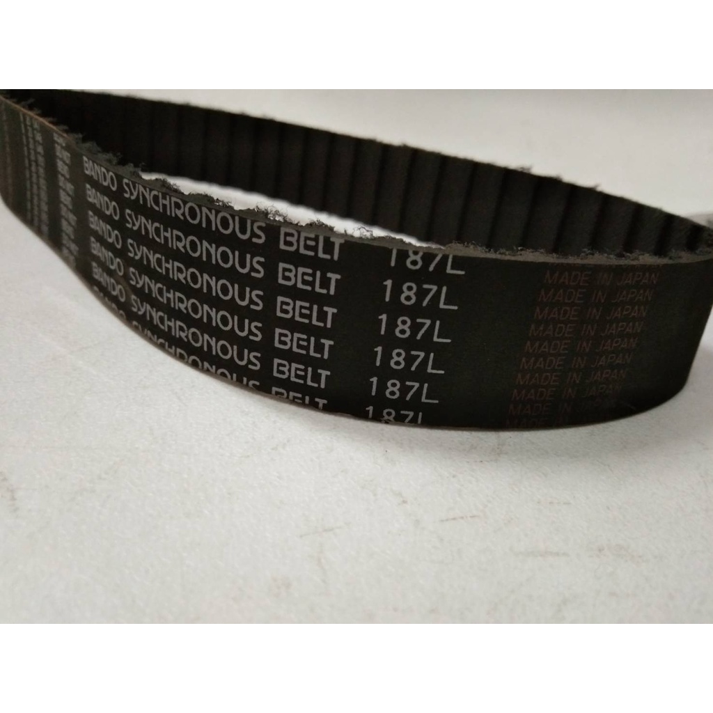 BANDO BANDO 187 L- 19 สายพานตีนตะขาบ สายพานไทม์มิ่งแบบซิงโครนัส ประเภท L  เบอร์ 187L หน้ากว้าง 19มิล