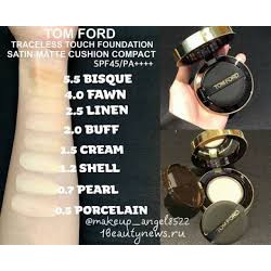 TOM FORD Traceless Touch Foundation Satin-Matte Cushion Compact + Case |  Shopee Thailand