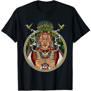 [S-5XL] 【สไตล์ฮาราจูกุ】Gildan เสื้อยืด ผ้าฝ้าย 100% พิมพ์ลาย Ayahuasca Shaman Psychedelic Dmt สไตล์วินเทจ สําหรับผู้ชาย