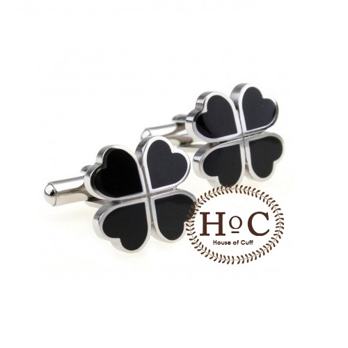 KEMEJA CUFFLINK CUFFLINKS FRENCH CUFF SHIRT BUTTON CUFF BLACK CLOVER CUFFLINKS