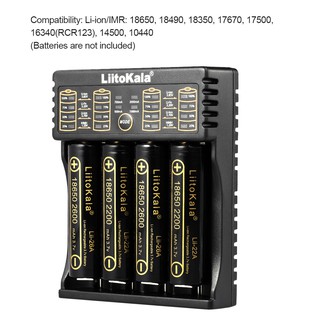 Liitokala Li-402 ที่ชาร์จแบตเตอรี่ 1.2V 3.7V 3.2V 3.85V  AA / AAA