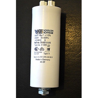 คาปาซิเตอร์ Capacitor Vossloh 18 microfd.Plastic