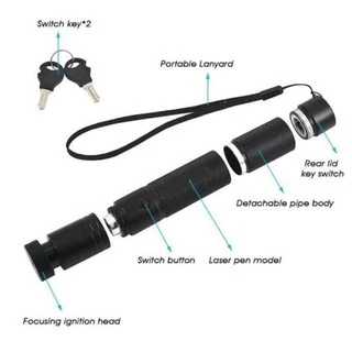 เลเซอร์แรงสูงแสงเขียว Laser303+ถ่านชาร์จ 2500mAh+เครื่องชาร์จ