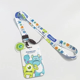 กระเป๋าใส่บัตร ลายยูนิคอร์น โตโตโร่น่ารัก พร้อมจี้ห้อย สําหรับมหาวิทยาลัย บัตรประชาชน และรถบัส