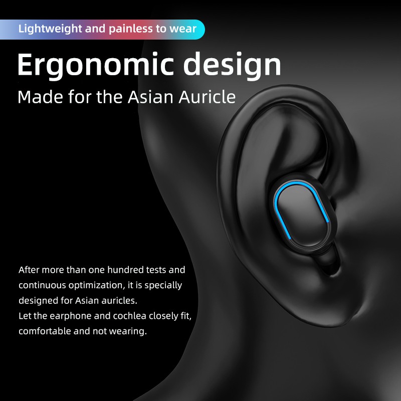 Wireless bluetooth 5.0 headset TWS T11 หูฟังไร้สาย headset Batterydisplayหูฟังสเตอริโอรับประกัน 1 ปี