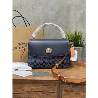 Coach Marlie Top Handle Satchel In Signature แท้💯%