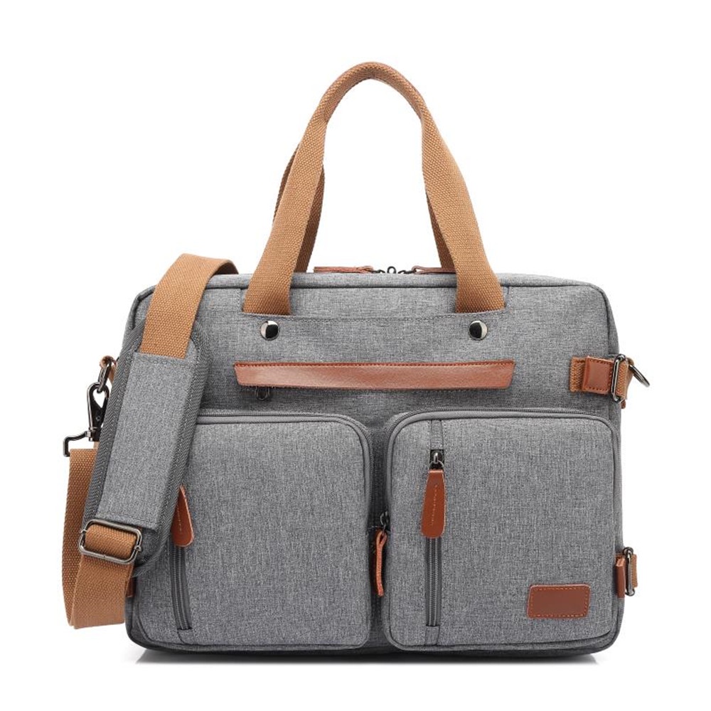 COOLBELL Convertible Backpack Messenger Shoulder Backpack 15.6/17.3 Inch Laptop Case Handbag Business Travel Rucksack Ba