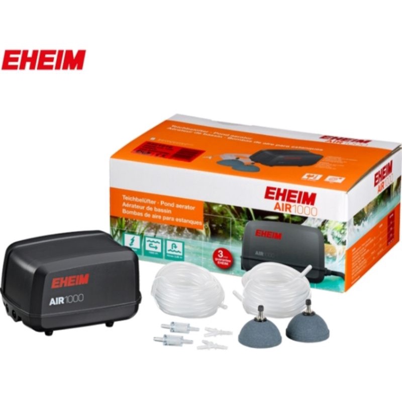 EHEIM Air - ปั้มลมคุณภาพสูง เงียบสนิท แรงดัน 100-1,000ลิตร/ชั่วโมง (AIR100, AIR200, AIR400, AIR500, AIR1000)