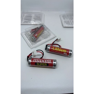 Maxell super Er6c lithium3.6v แบตเตอรี่ พร้อมส่ง ราคา350฿