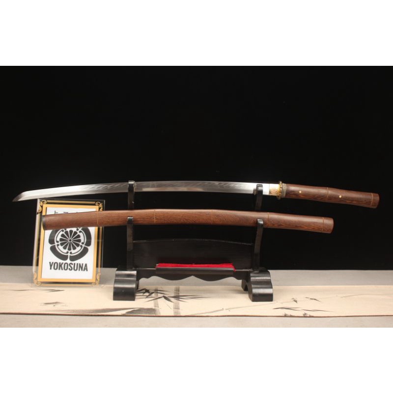 ดาบซามูไร ชิราซายะ T10 ฮาม่อนแท้ลายไฟ