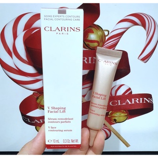 เซรั่มปรับกระชับรูปหน้า แท้💯%Clarins Facial Lift Curvy V Face Contouring Serum​ 10ml. มีฉลากไทย