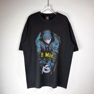 [S-5XL]เสื้อยืดแขนสั้น พิมพ์ลายโปสเตอร์ 8mile สไตล์วินเทจ