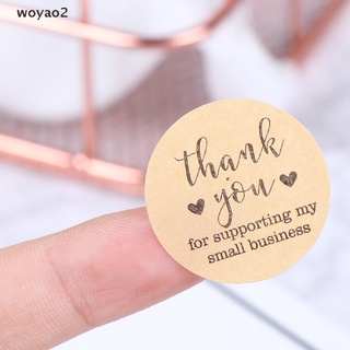 ( Woyao ) สติกเกอร์ Thank You สําหรับตกแต่งเครื่องเขียน 500 ชิ้น /