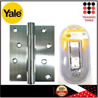YALE SL4320SRSS บานพับแสตนเลส แกน 11 มม. ขนาด 4 X 3X 2.0 มม. (แพ็คคู่)