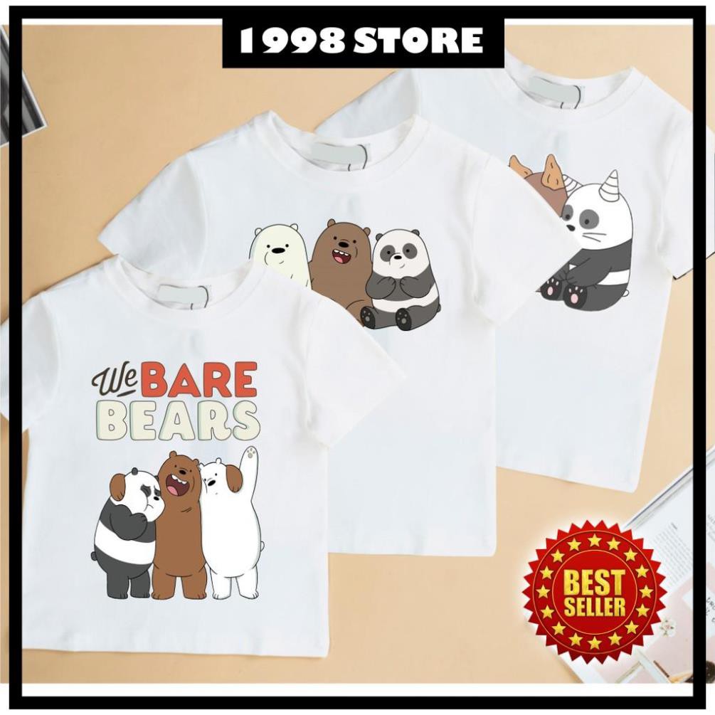 เสื้อ We Are Bear 3 Bears สําหรับเด็กชายและเด็กหญิงทุกขนาด