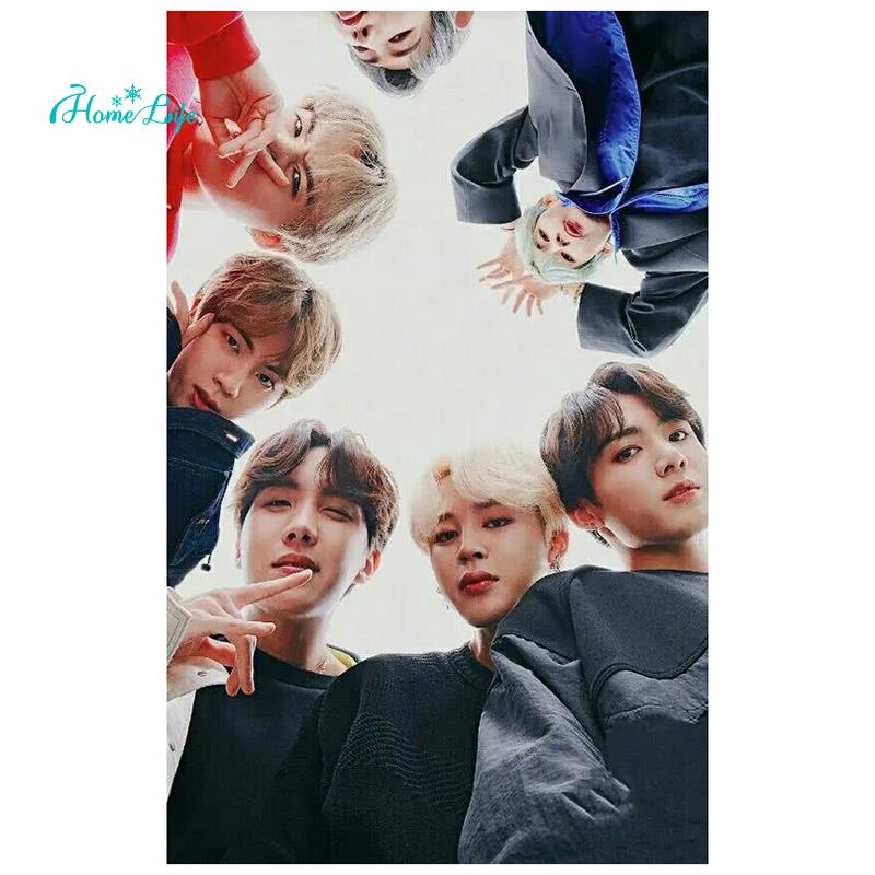 Korean-Band-bts Boy Group Diamond Painting New AB DIY Full Square Round  Mosaic Embroidery Cross Stitch Kit Rhinestone Home Decor