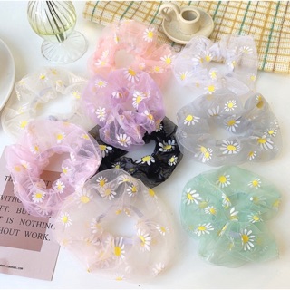 💟 พร้อมส่ง 💟 ยางมัดผม พาสเทล ดอกเดซี่ 🌼🌸