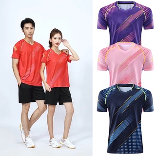 เสื้อกีฬาแบดมินตัน กางเกงขาสั้น สําหรับผู้ชาย XS-4XL