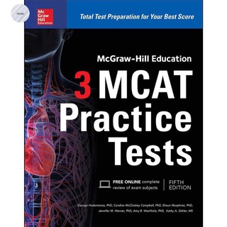 McGraw-Hill Education : 3 MCAT Practice Tests(3rd)