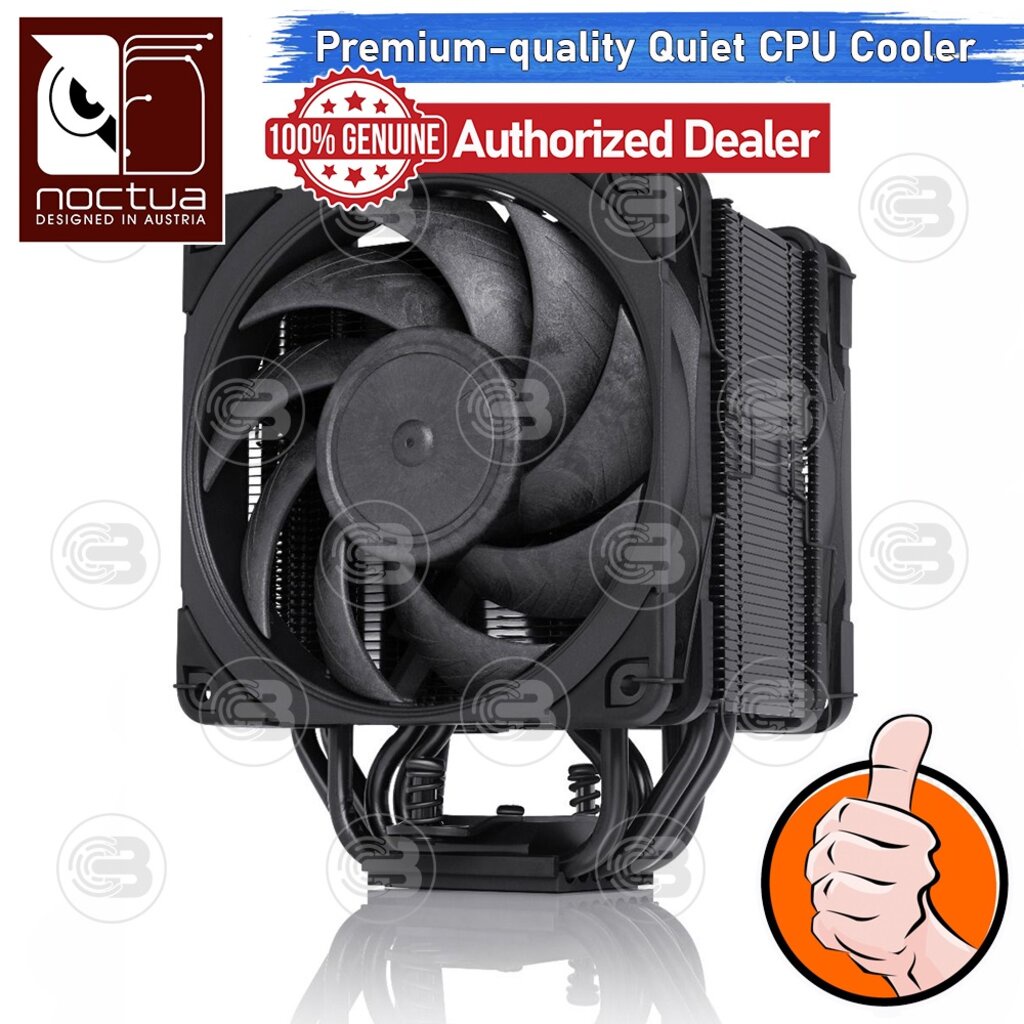 [CoolBlasterThai] Noctua NH-U12A CHROMAX.BLACK Heat Sink CPU Cooler (AM5/LGA1700 Ready) ประกัน 6 ปี