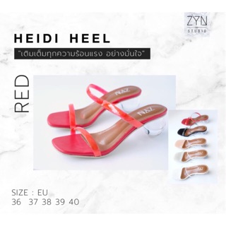 ซินสตูดิโอ : ZYN STUDIO HEIDI HEEL RED