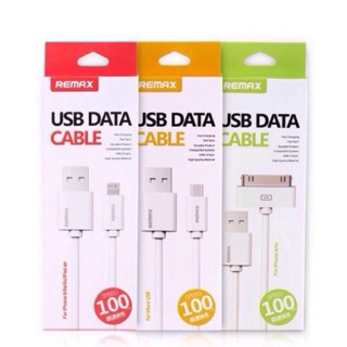 (ใส่โค้ด NEWCHMA ลด 100 บาท) สายชาร์จ Remax USB Data Cable ของแท้