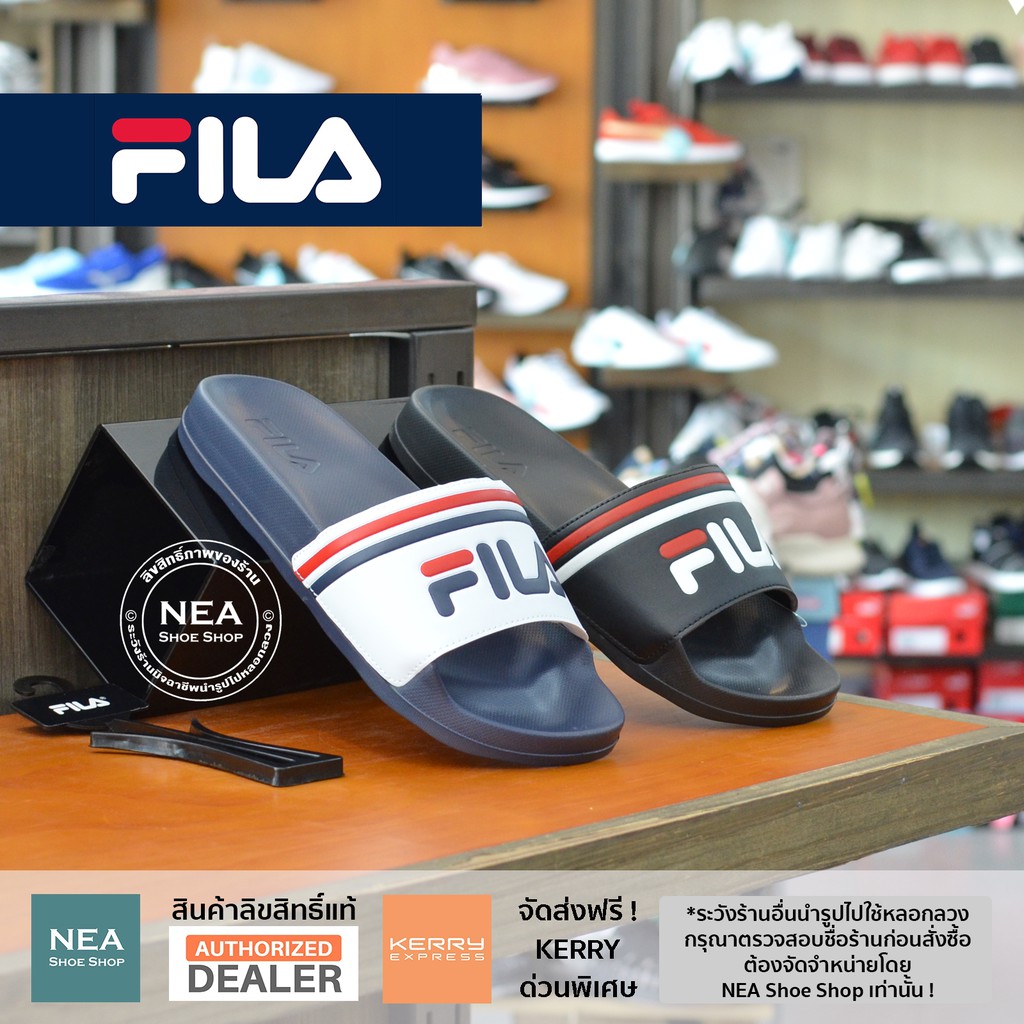 [ลิขสิทธิ์แท้] Fila LOFT Sandal รองเท้าแตะผู้ชาย  ฟิล่า แท้ NEA
