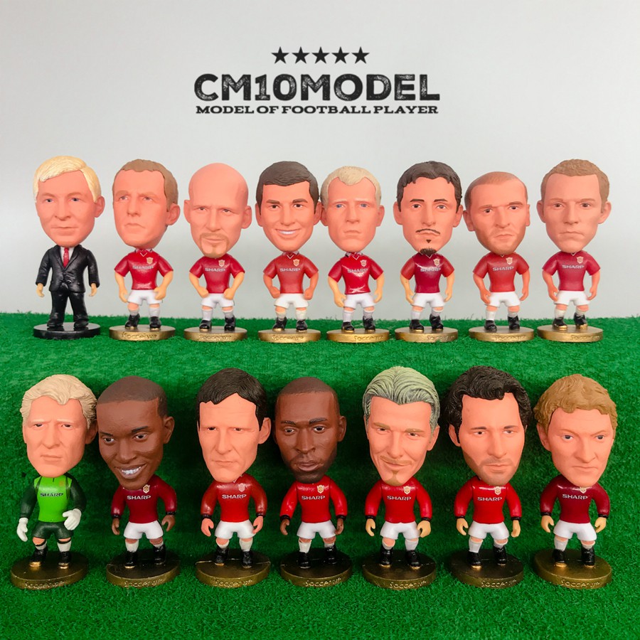 โมเดลนักบอล soccerwe -Manchester United s.1998/1999 ครบเซ็ต