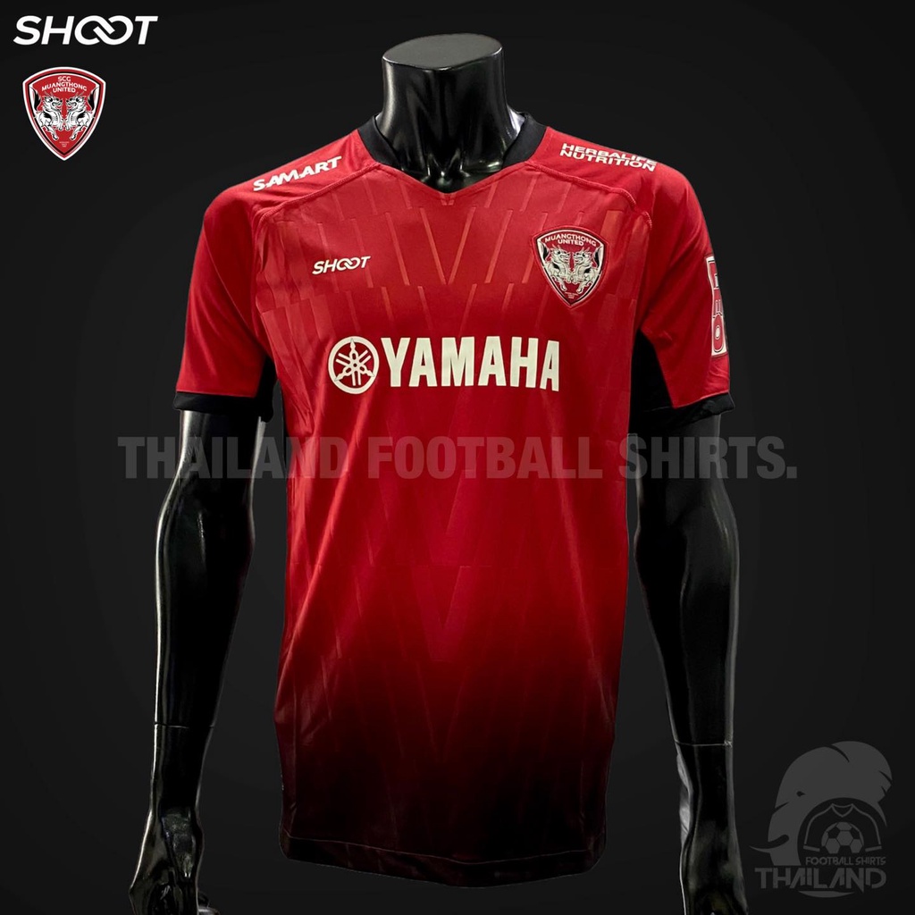 [SHOOT] เสื้อแข่งสโมสรเมืองทอง ยูไนเต็ด 2021-22 | MUANGTHONG UNITED HOME (RED) JERSEY 2021-22  สินค้