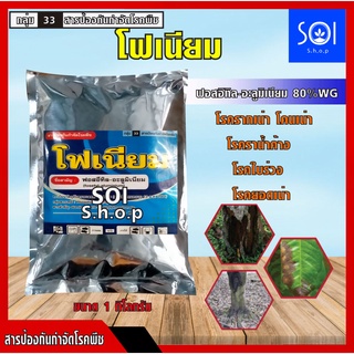 สารป้องกันกำจัดโรคพืช #โฟเนียม ฟอสอีทิล-อะลูมิเนียม80% สารป้องกัน กำจัดเชื้อรา (1 กิโลกรัม)