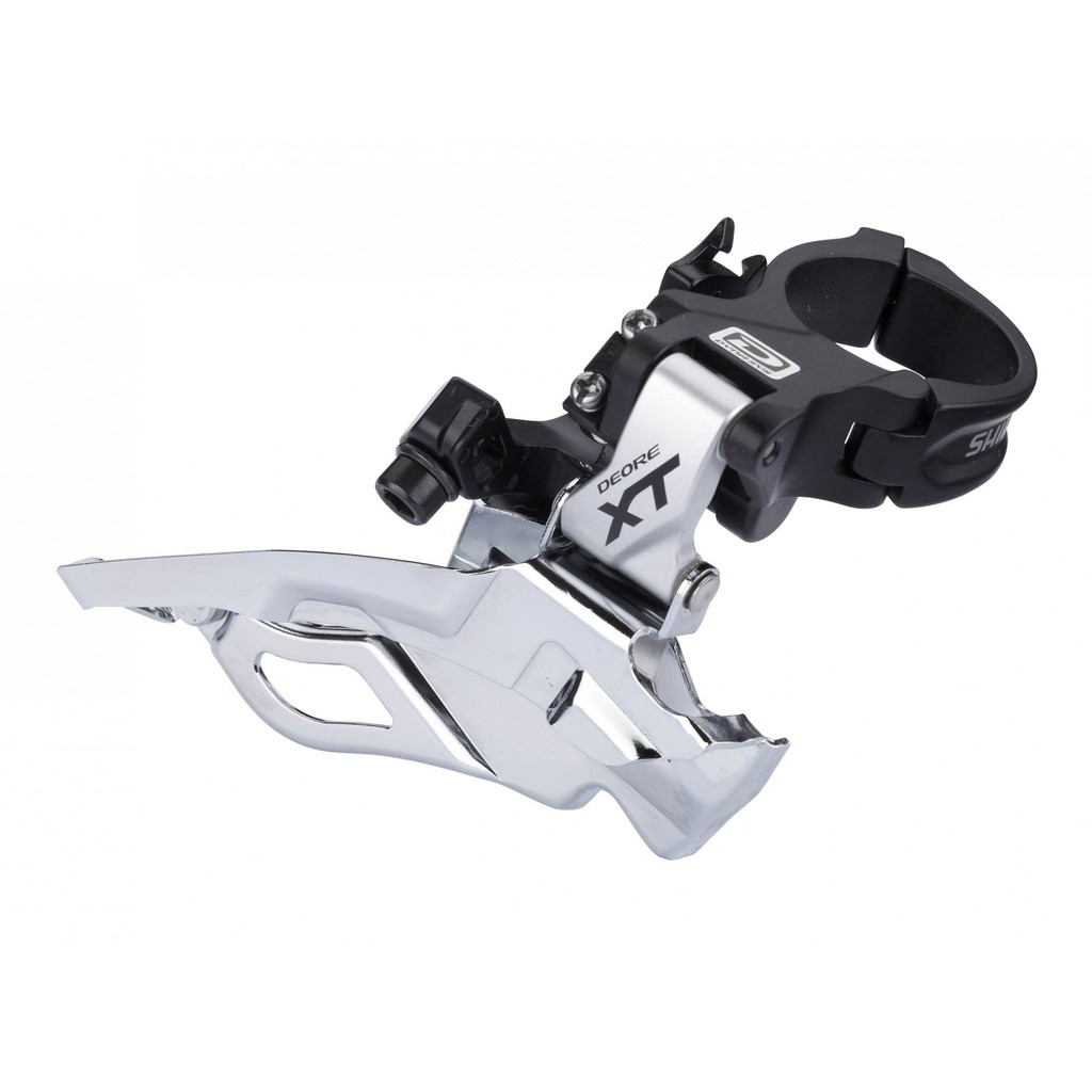 ตัวสับจาน XT, FD-M781-A, 10-Spd, แคล้มป์บน, 31.8MM, สีดำ