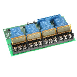 โมดูล4 - Channel Dc 12v 30a โมดูลรีเลย์ Optocoupler Isolation สูง / ต่ํา