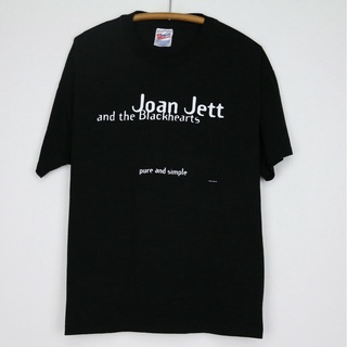 เสื้อยืด พิมพ์ลาย Joan Jet 1994 The Blackhearts 90s สไตล์วินเทจ เรียบง่าย สําหรับผู้ชาย 537933Size S-5XL