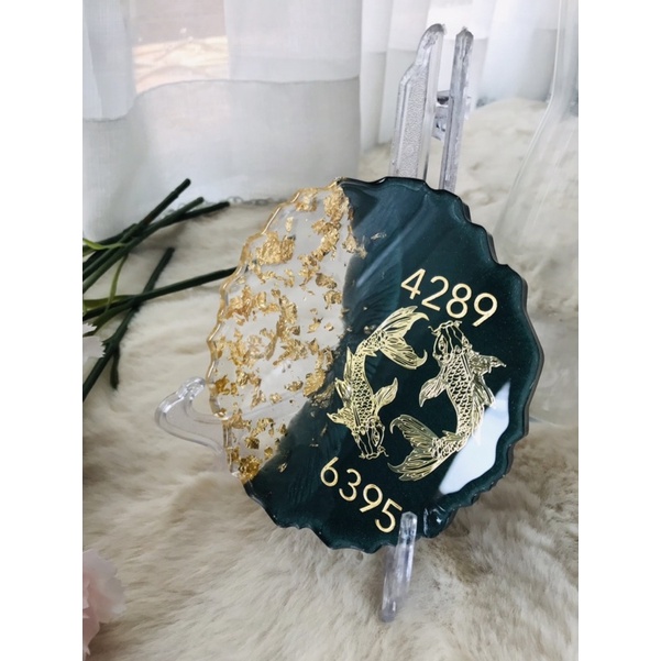 ที่รองแก้วเรซิ่น งานมงคล4289/6395